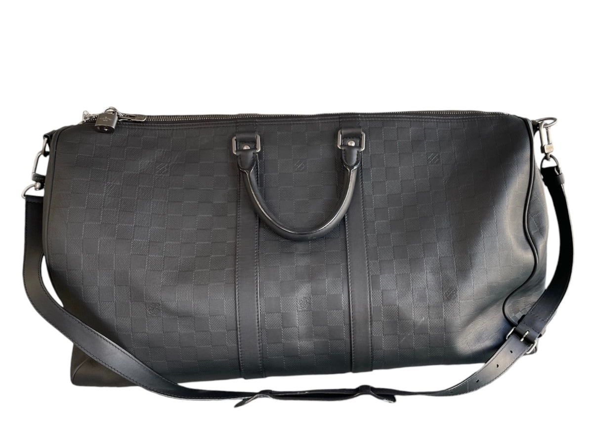 Louis Vuitton Damier Infini Keepall Bandouliere 55 Bag