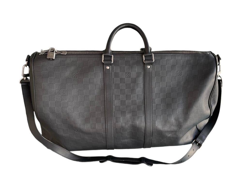 Louis Vuitton Damier Infini Keepall Bandouliere 55 Bag