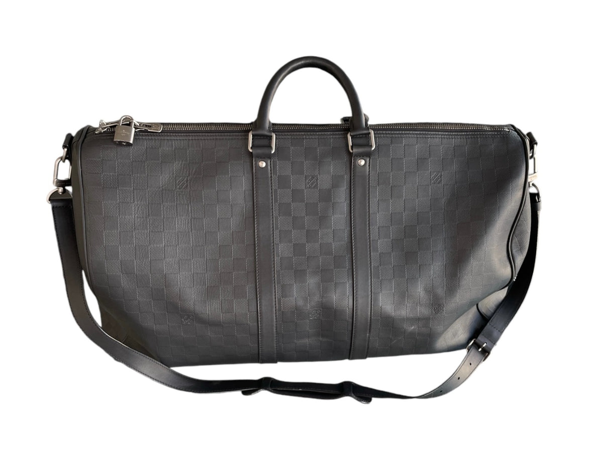 Louis Vuitton Damier Infini Keepall Bandouliere 55 Bag