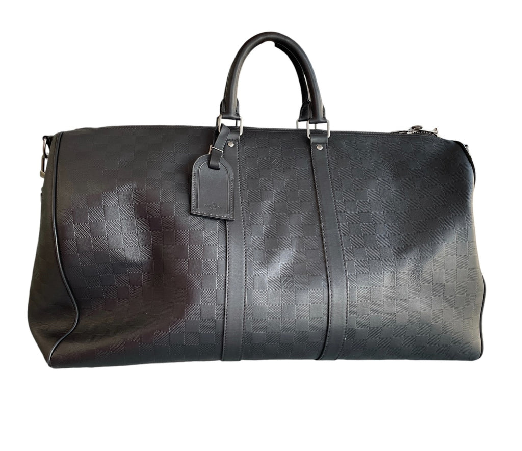 Louis Vuitton Damier Infini Keepall Bandouliere 55 Bag