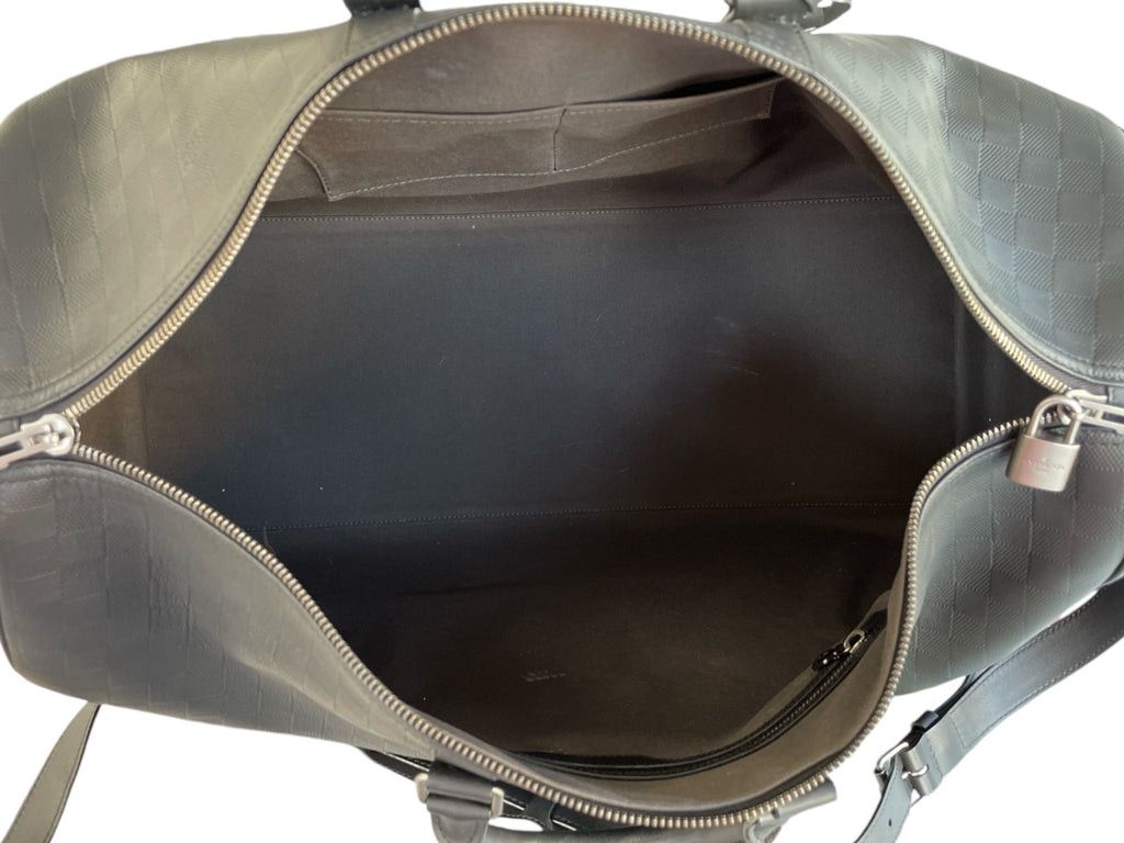 Louis Vuitton Damier Infini Keepall Bandouliere 55 Bag