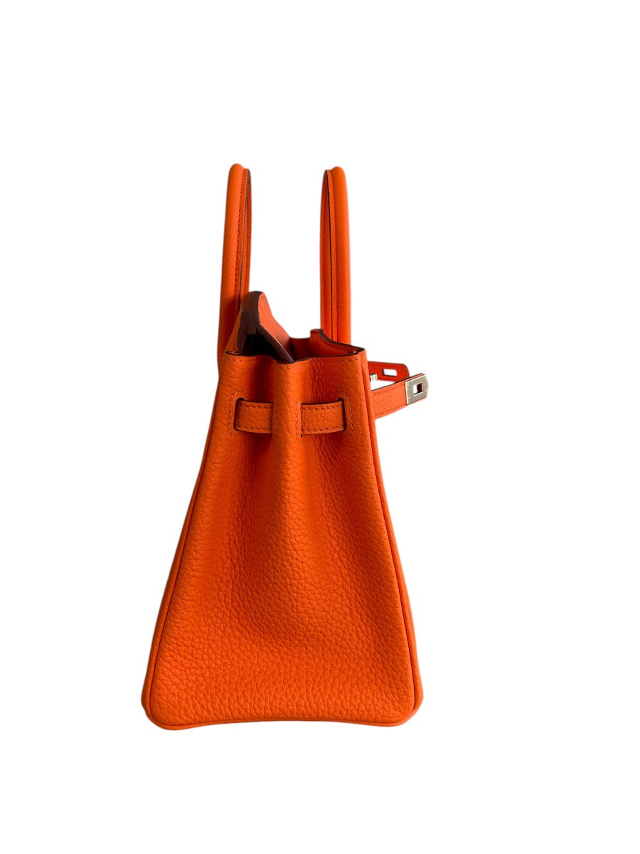 2023 Hermes Togo Orange Minium Birkin 25 WPH