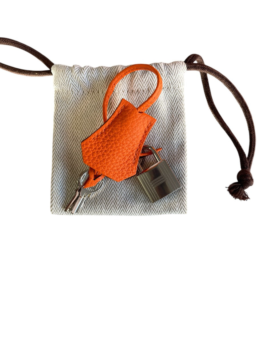 2023 Hermes Togo Orange Minium Birkin 25 WPH