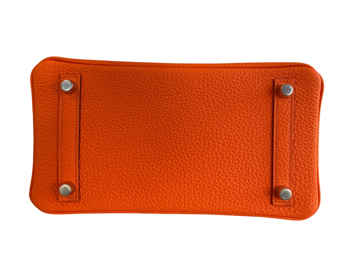 2023 Hermes Togo Orange Minium Birkin 25 WPH