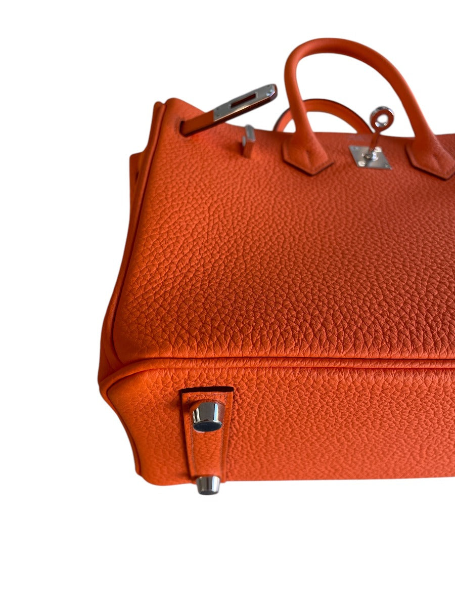 2023 Hermes Togo Orange Minium Birkin 25 WPH