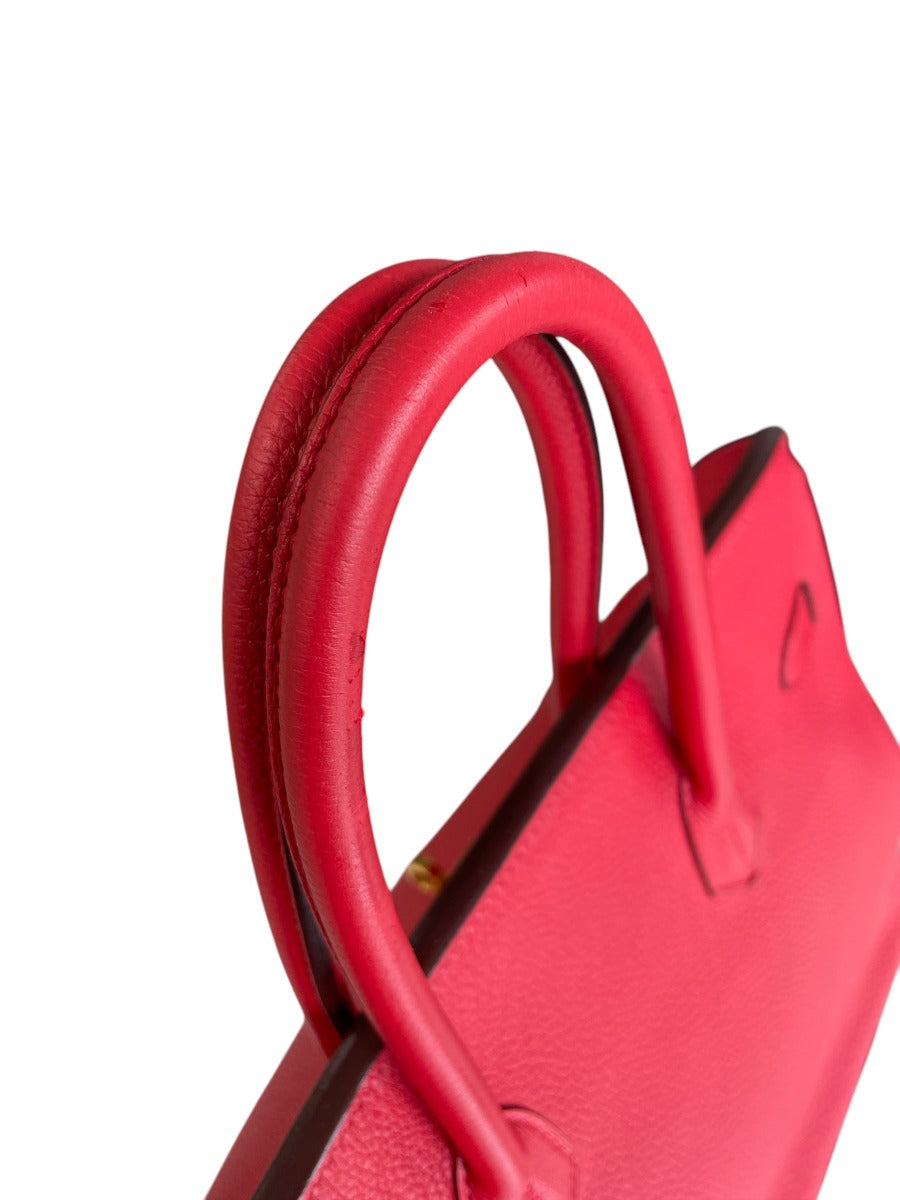 2012 Hermes Rouge Casaque Togo Birkin 35 WGH