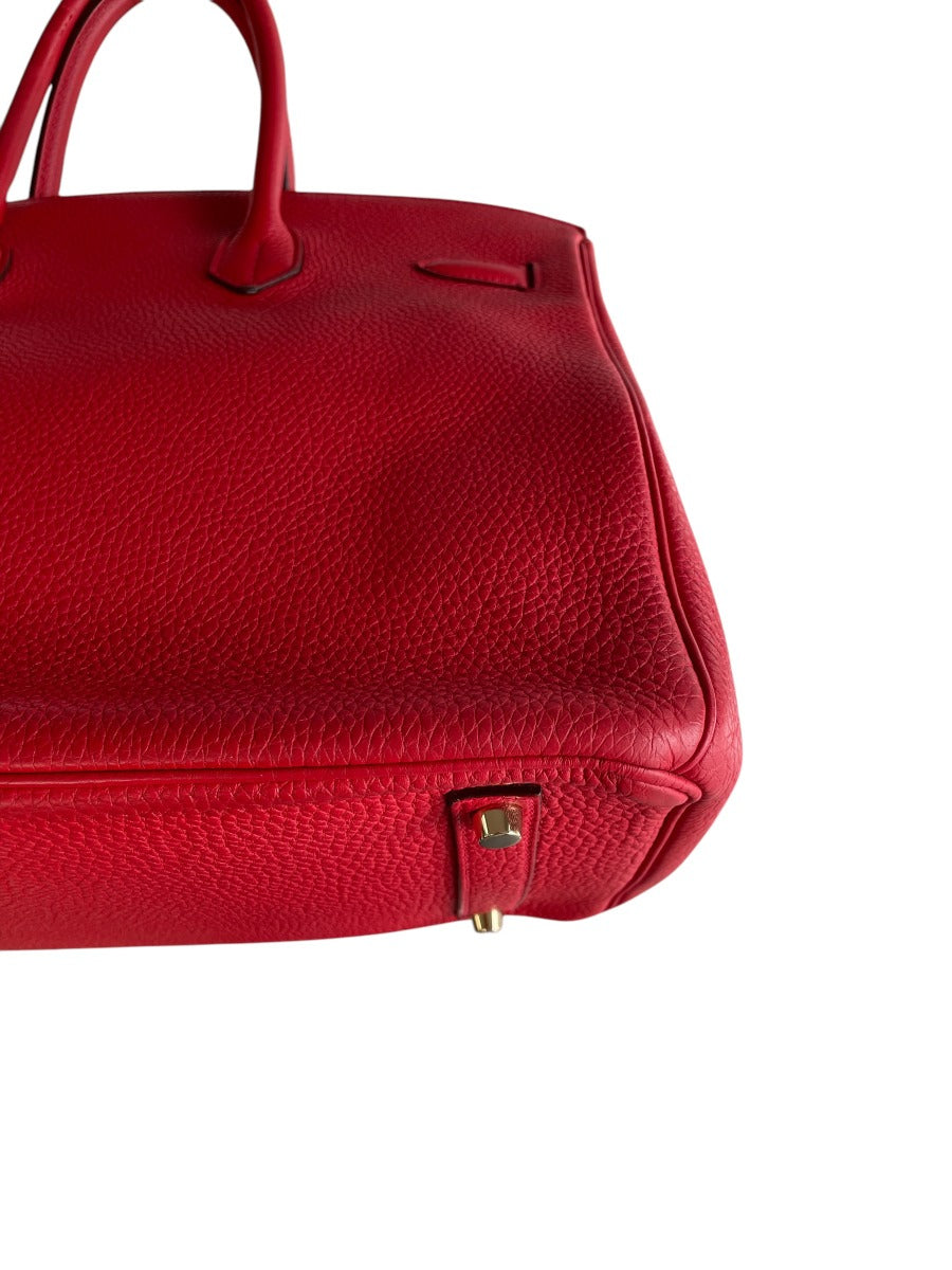 2012 Hermes Rouge Casaque Togo Birkin 35 WGH