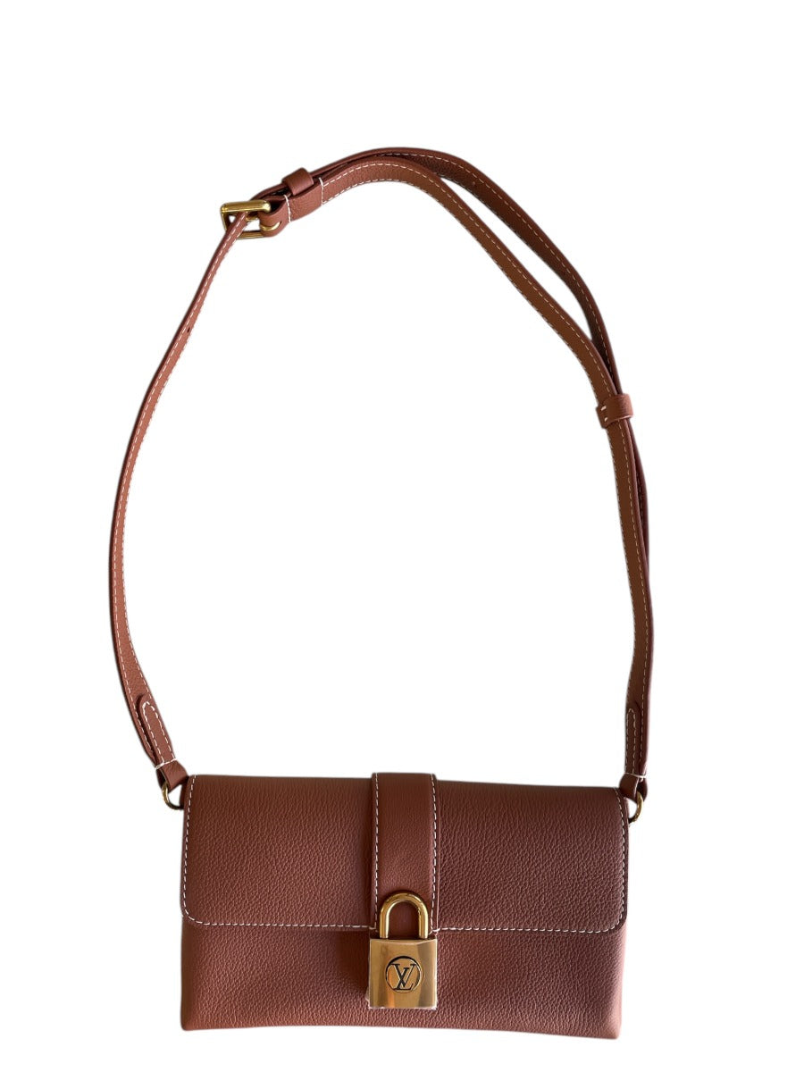 Louis Vuitton Cognac Wallet on Chain Low Key