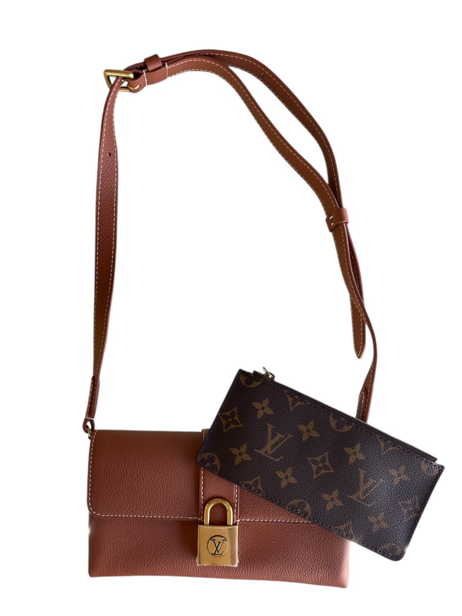 Louis Vuitton Cognac Wallet on Chain Low Key