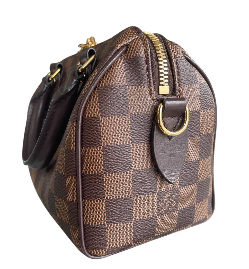 Louis Vuitton Damier Ebene Speedy 20 w/ Detachable Strap