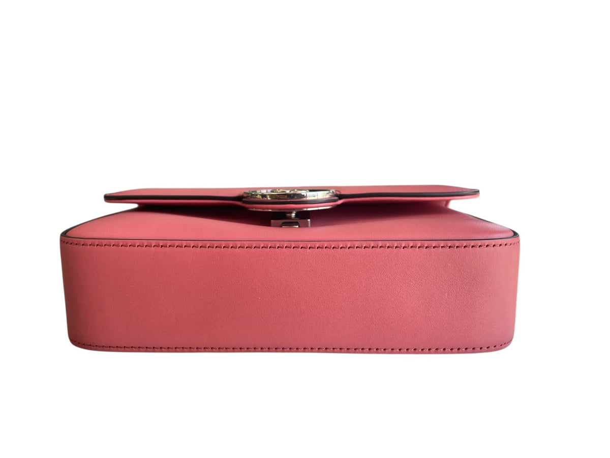 Gucci Senna Calfskin Petite GG Top Handle Bag W/ Strap