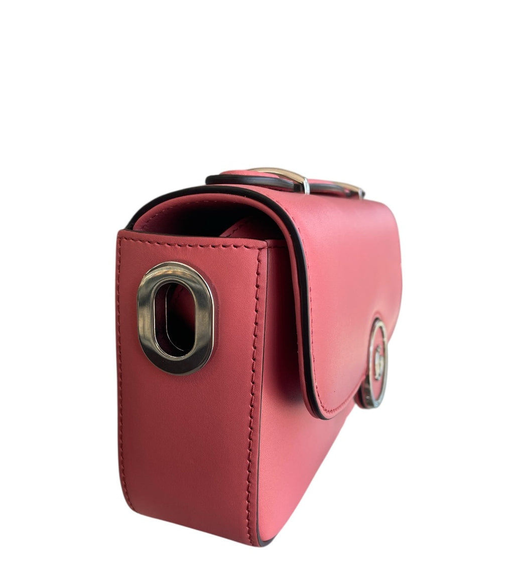 Gucci Senna Calfskin Petite GG Top Handle Bag W/ Strap