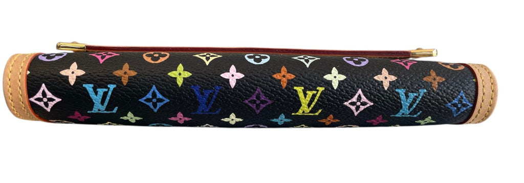 Louis Vuitton Monogram Multicolor Porte Tresor International Wallet Black