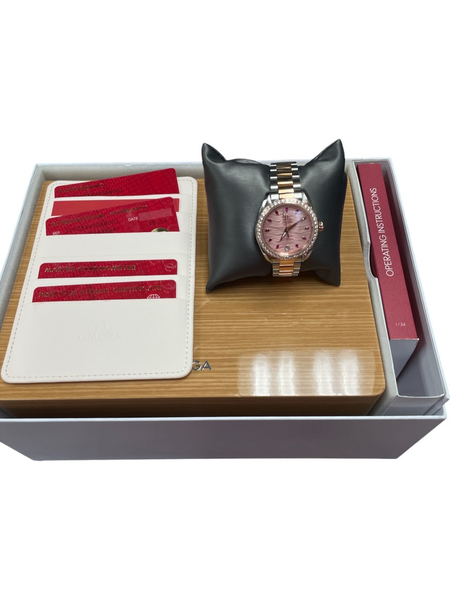 Omega Seamaster Aqua Terra 150M Diamond Pink Gold