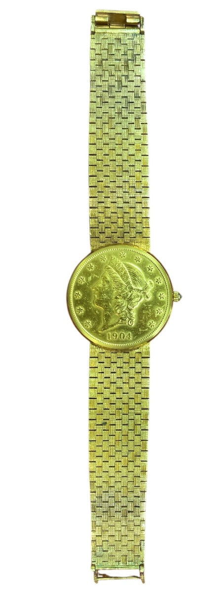 CORUM 1904 $20 US LIBERTY Gold Coin Watch
