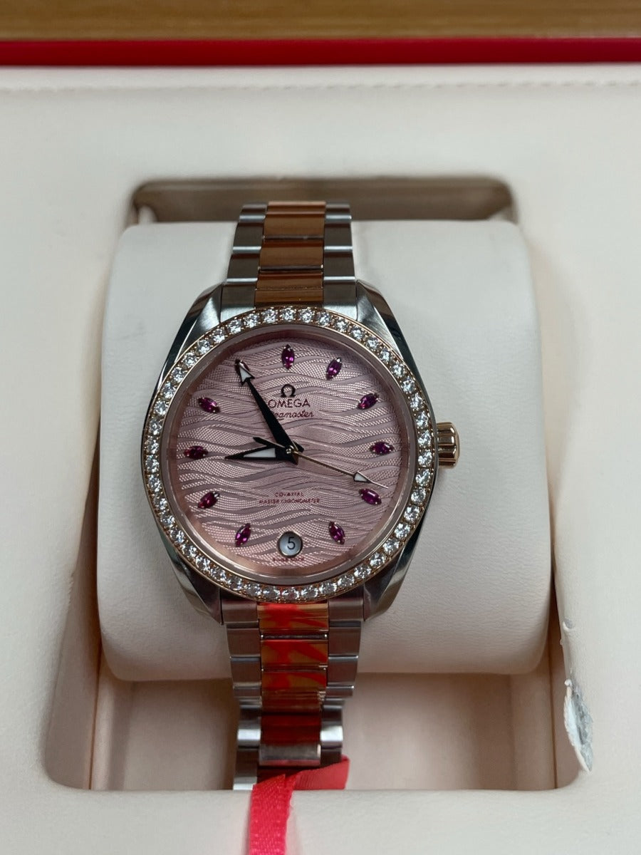 Omega Seamaster Aqua Terra 150M Diamond Pink Gold