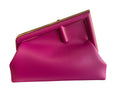 Fendi Nappa Midi First Ciclamino Pilar Clutch Bag
