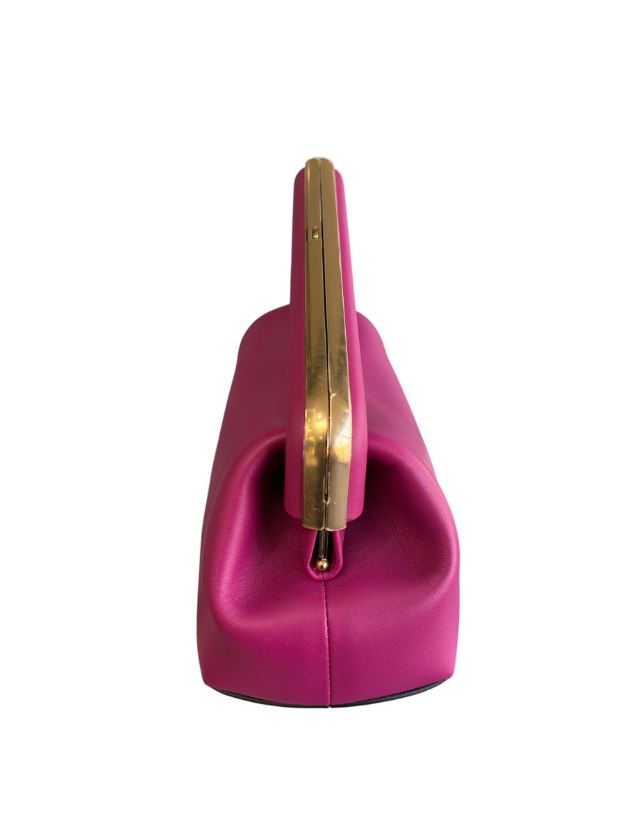 Fendi Nappa Midi First Ciclamino Pilar Clutch Bag