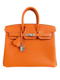 2025 Hermes Orange Birkin 25 PHW