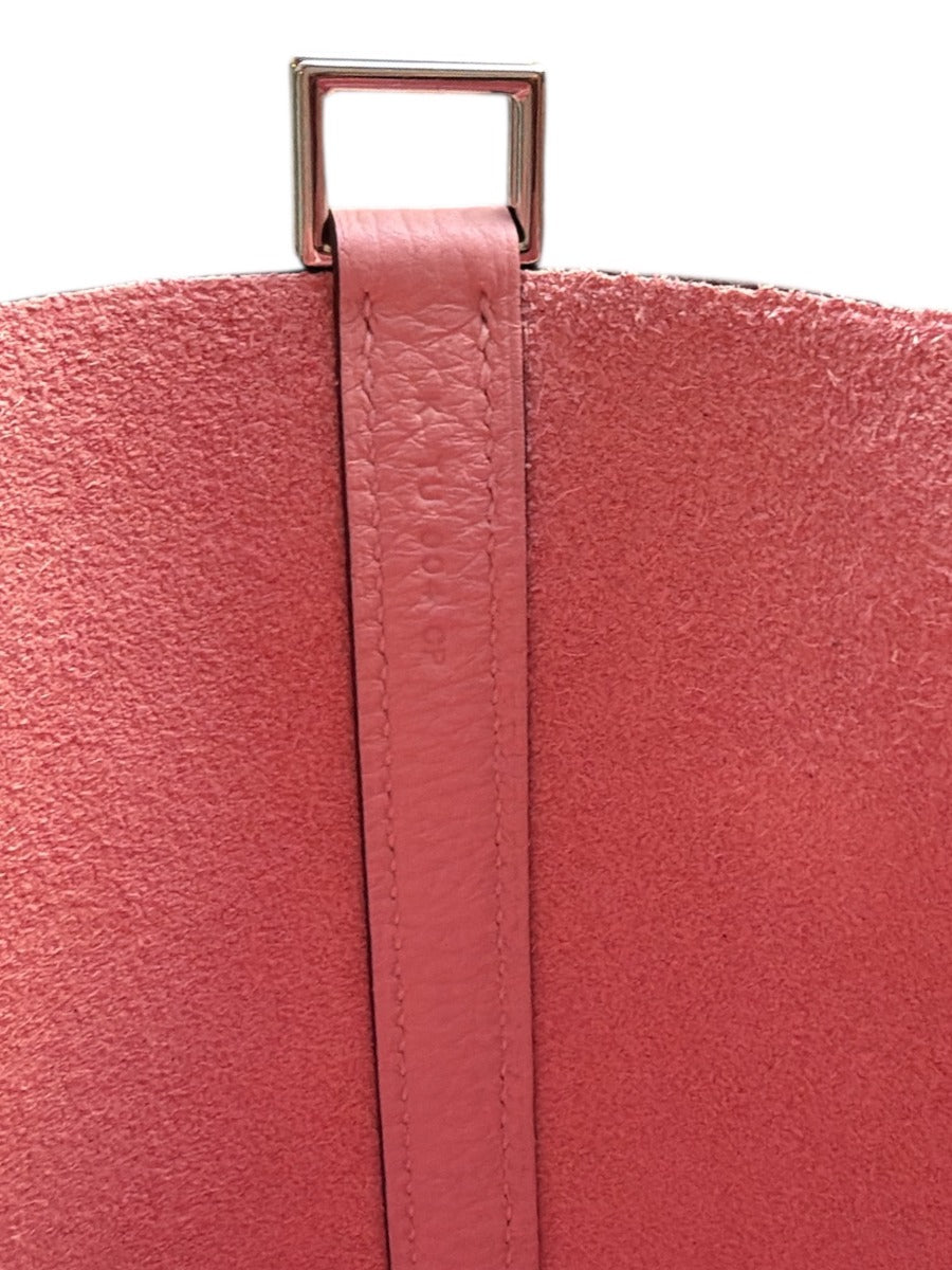 2025 Hermès Rose Sakura Picotin Lock 18 Bag