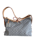 Louis Vuitton Denim Monogram Carryall with Pouch MM