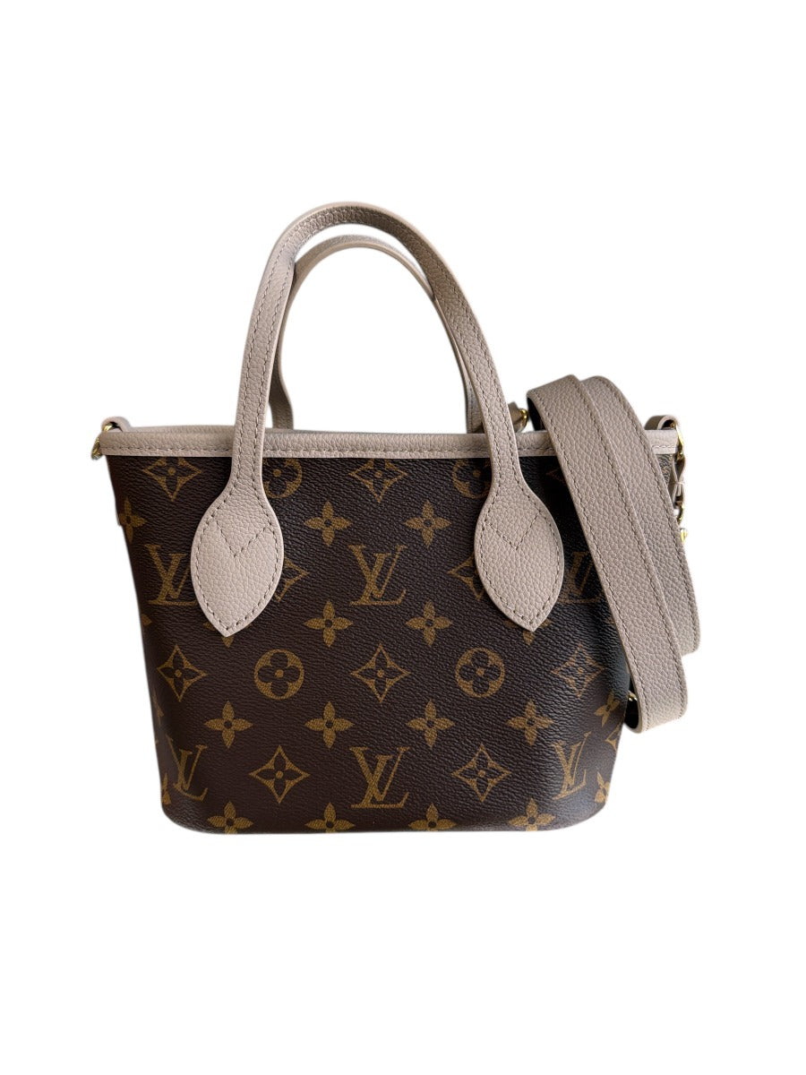 Louis Vuitton Neverfull Bandouliere Inside Out Leather Tote BB