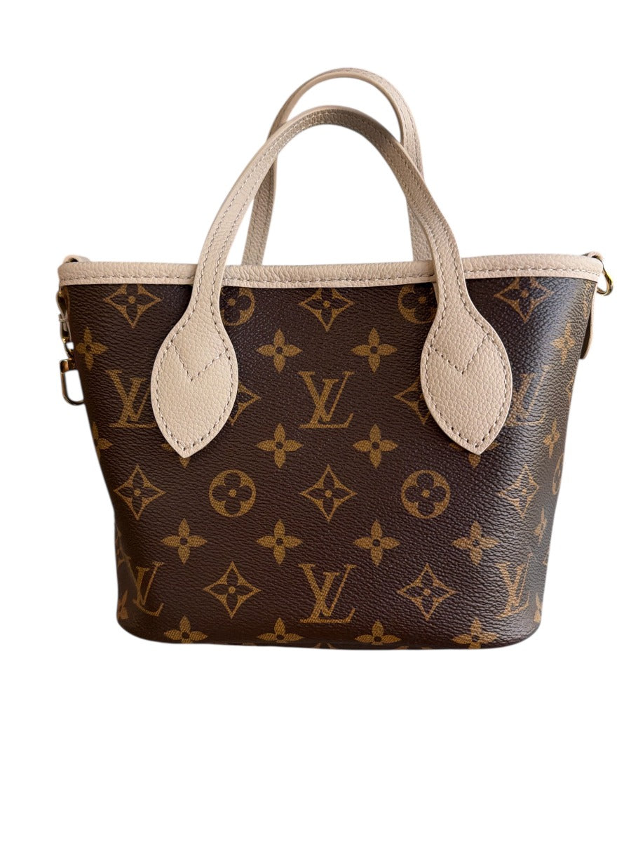 Louis Vuitton Neverfull Bandouliere Inside Out Leather Tote BB