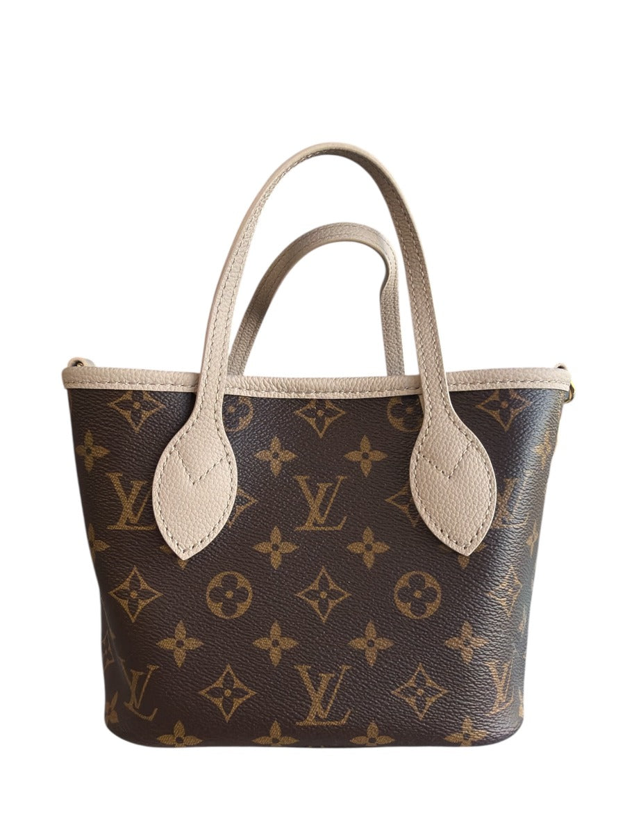 Louis Vuitton Neverfull Bandouliere Inside Out Leather Tote BB