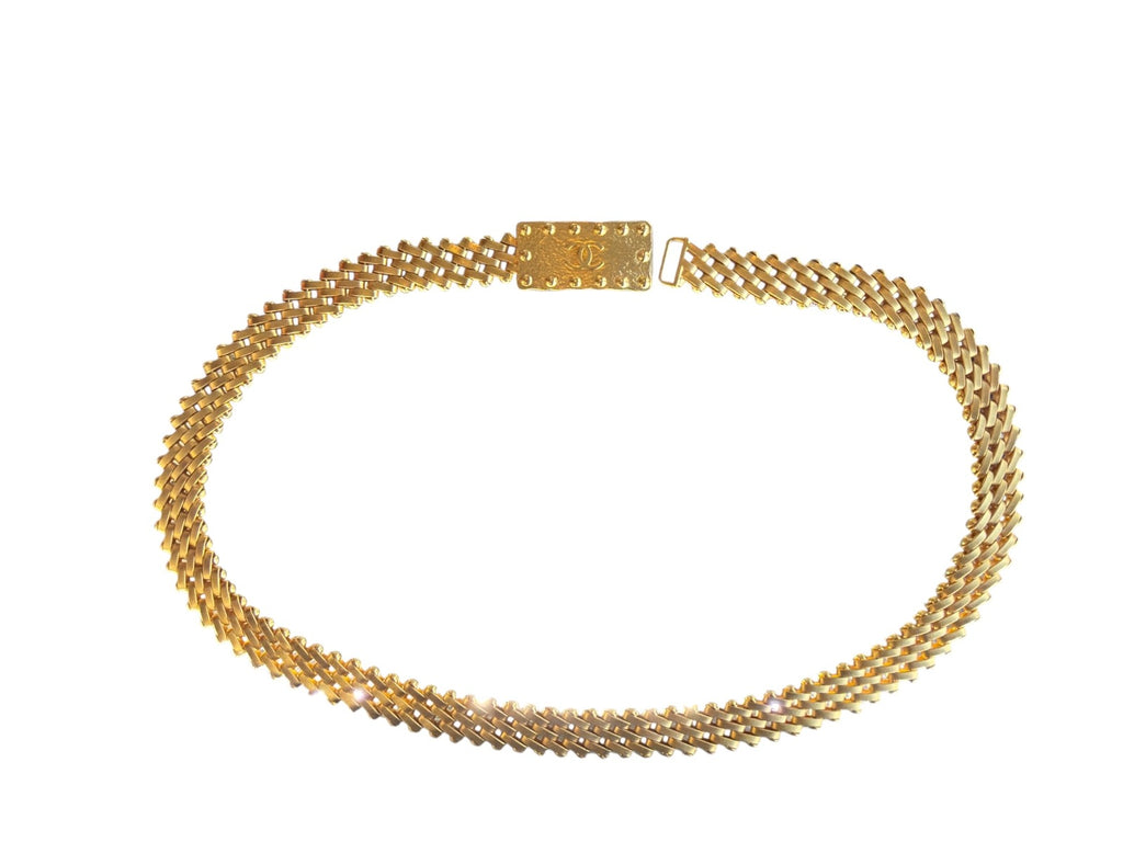 Chanel Vintage 97' Gold Plated Chain-Link Belt