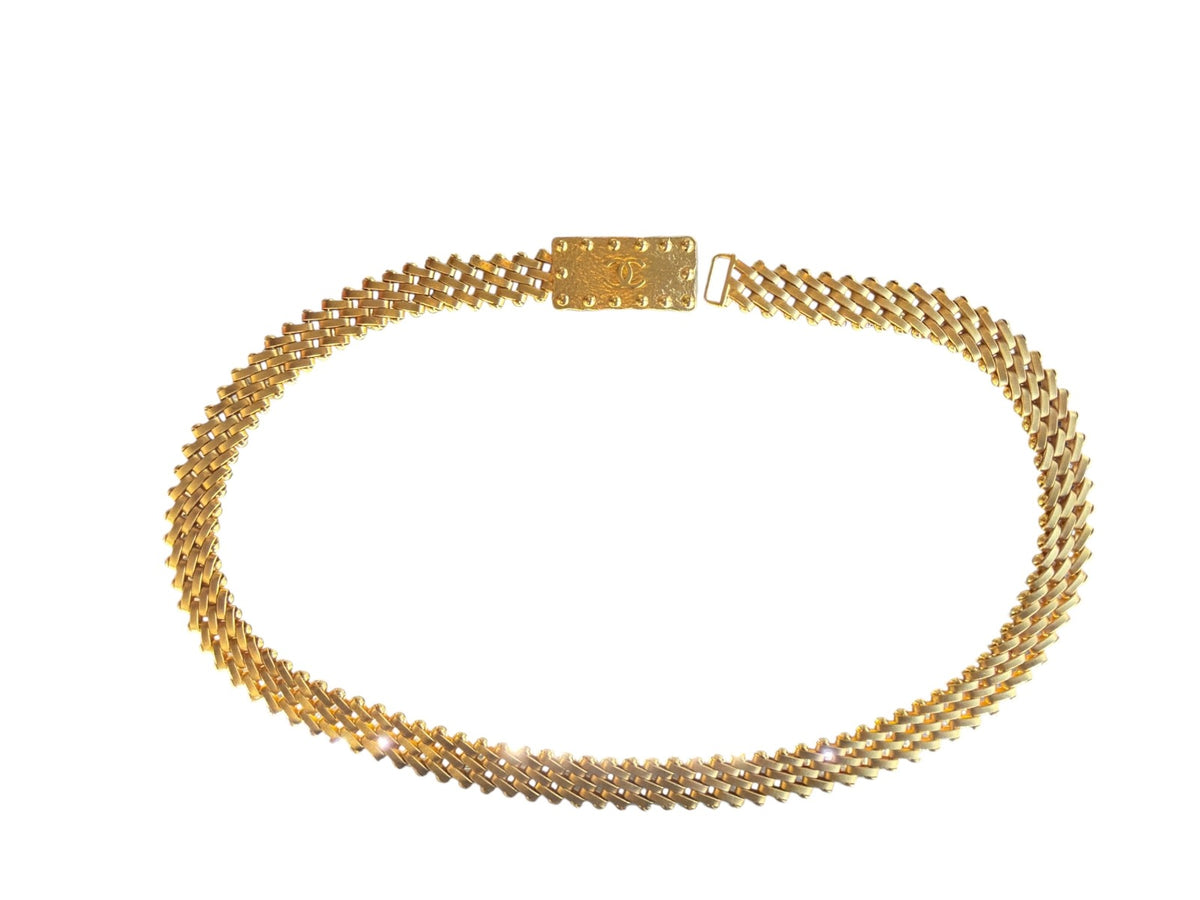 Chanel Vintage 97' Gold Plated Chain-Link Belt
