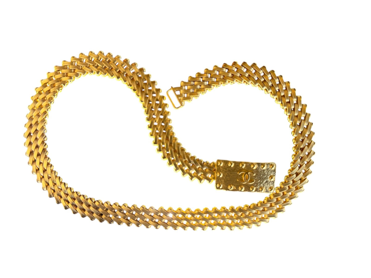 Chanel Vintage 97' Gold Plated Chain-Link Belt