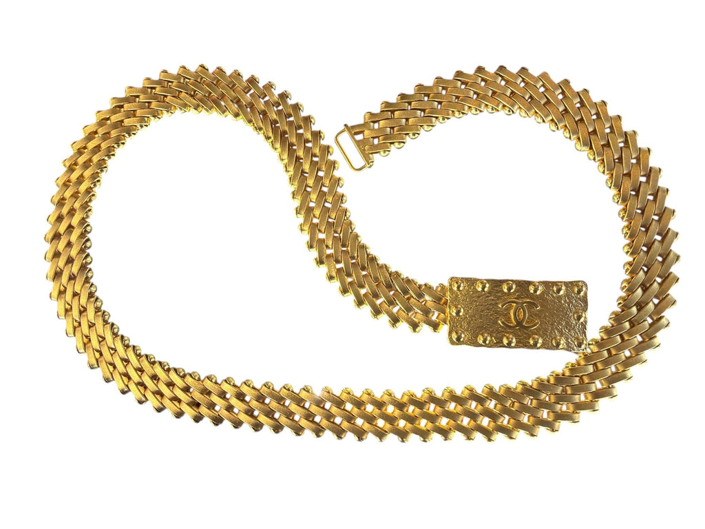 Chanel Vintage 97' Gold Plated Chain-Link Belt