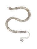 Chanel Vintage 1997 Silver Plated  Chain Belt with CC