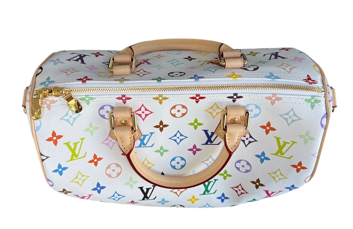 Louis Vuitton Multicolor Monogram TM Speedy Soft 30