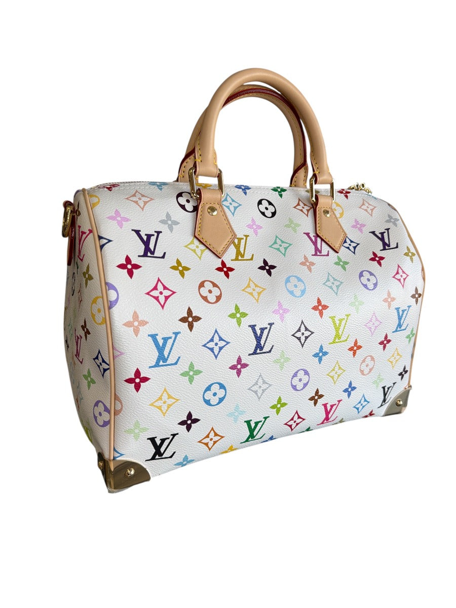 Louis Vuitton Multicolor Monogram TM Speedy Soft 30