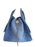 Chanel Washed Denim Chanel 25 Medium