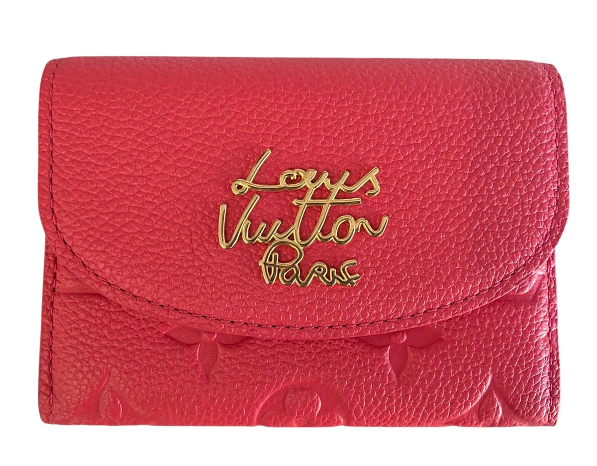 Louis Vuitton Rosalie Coin Purse Pink Wallet