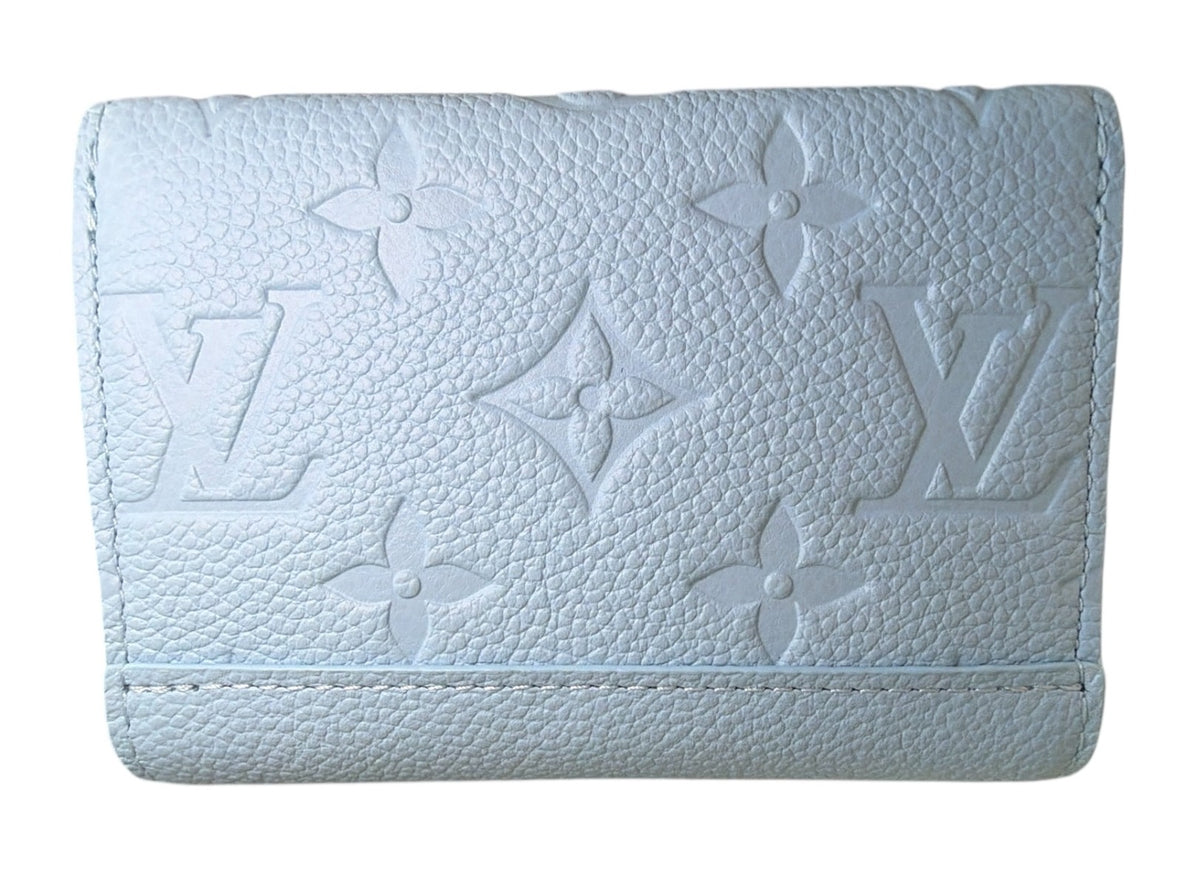 Louis Vuitton Rosalie Coin Purse Blue Wallet