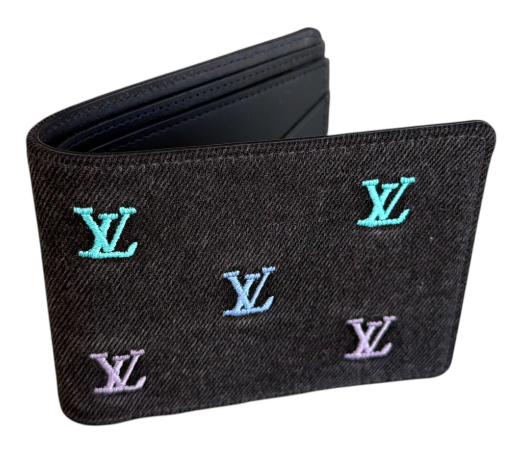 Louis Vuitton Multiple LV Gradient Denim Wallet