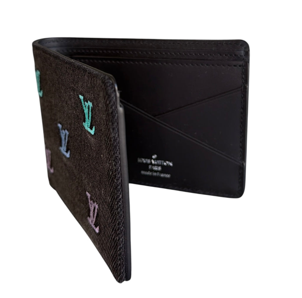 Louis Vuitton Multiple LV Gradient Denim Wallet