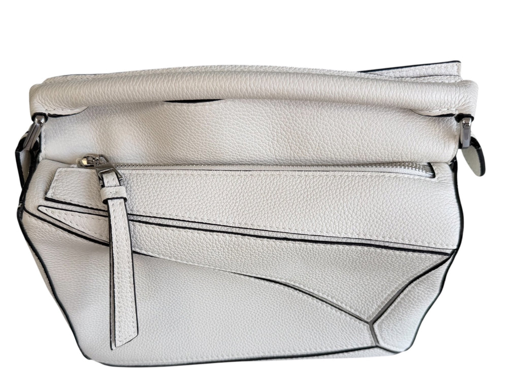 Loewe Leather Puzzle Cream Small Bag