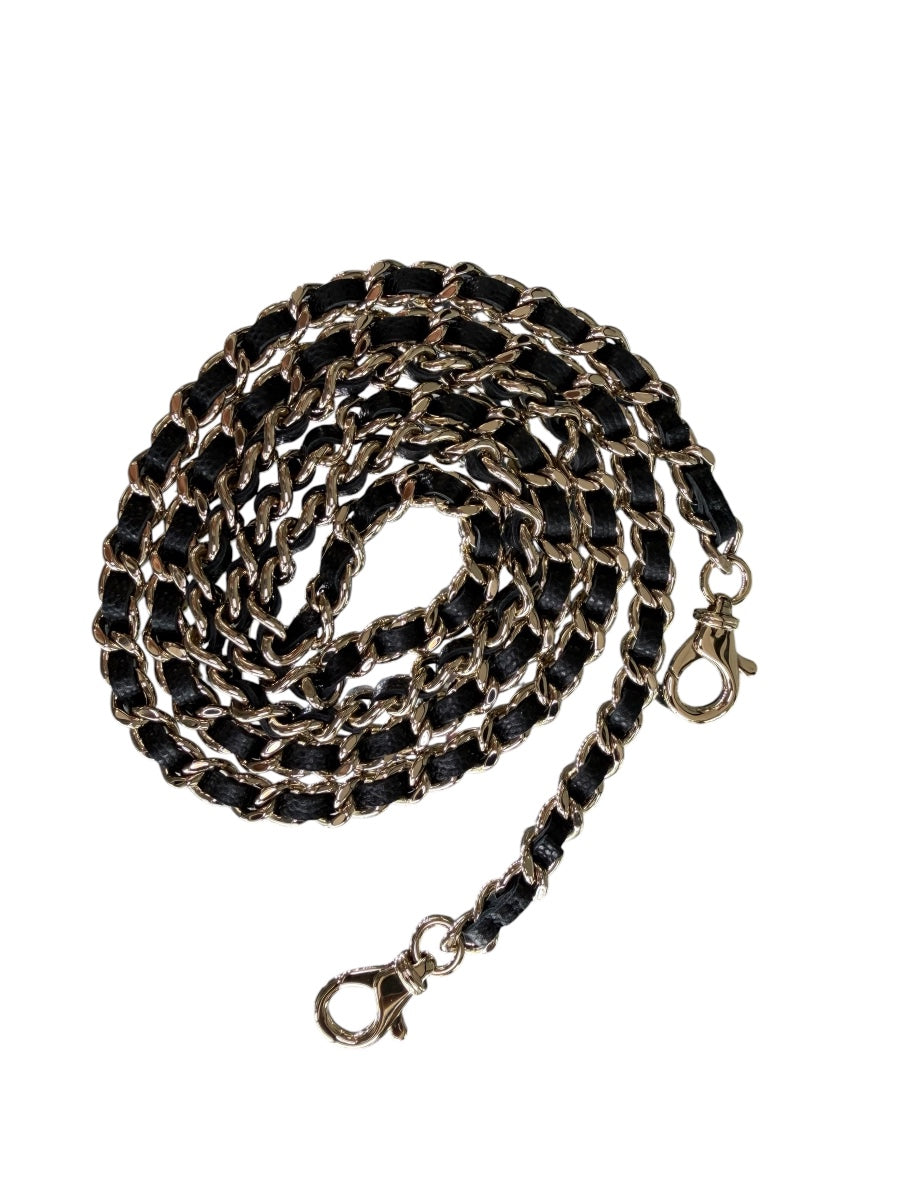 Chanel Caviar Slim Black Vanity W/Chain GHW
