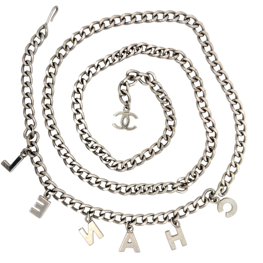 Chanel Belt CC Logo Letter Chain Necklace
