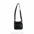 Prada Black Leather Messenger Bag