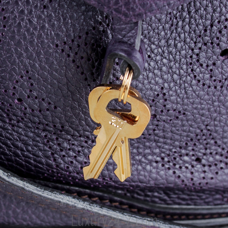 Louis Vuitton Oursin/Purple Mahina Stellar PM Bag