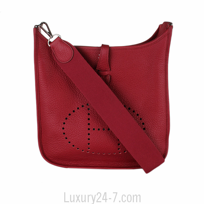 Hermes Rouge Garance Evelyne PM III