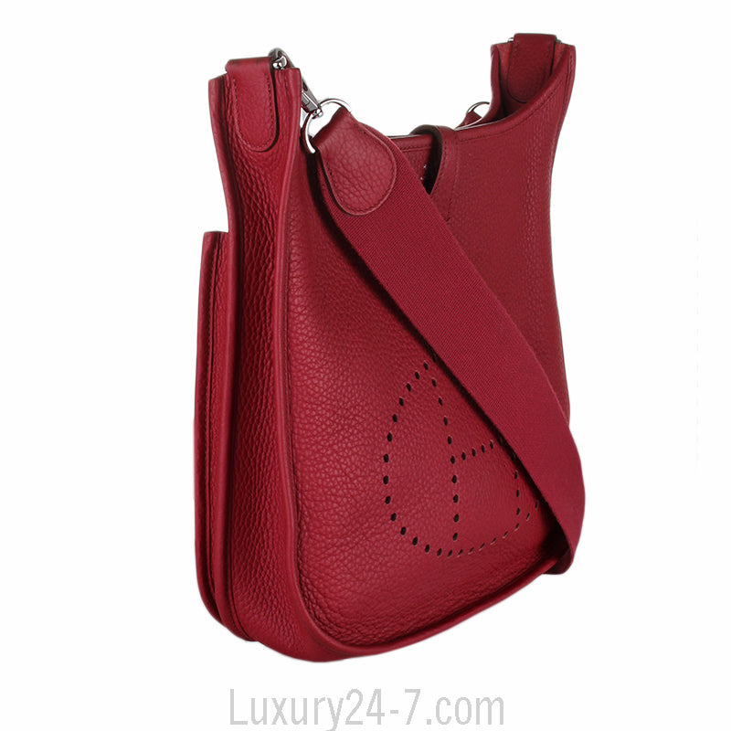Hermes Rouge Garance Evelyne PM III