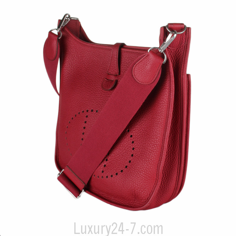 Hermes Rouge Garance Evelyne PM III