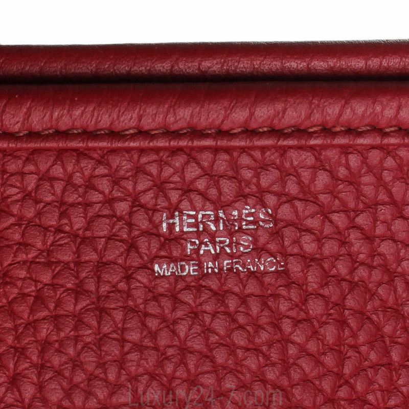 Hermes Rouge Garance Evelyne PM III
