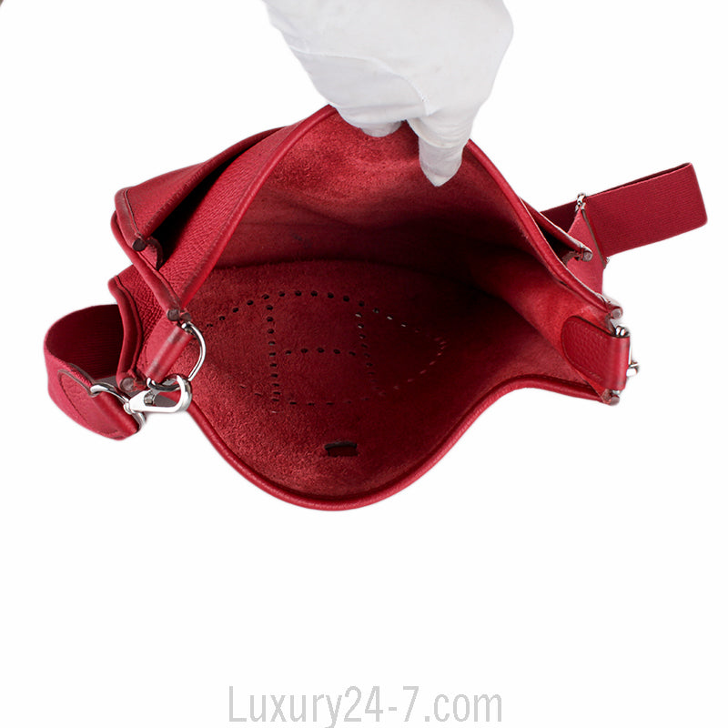 Hermes Rouge Garance Evelyne PM III